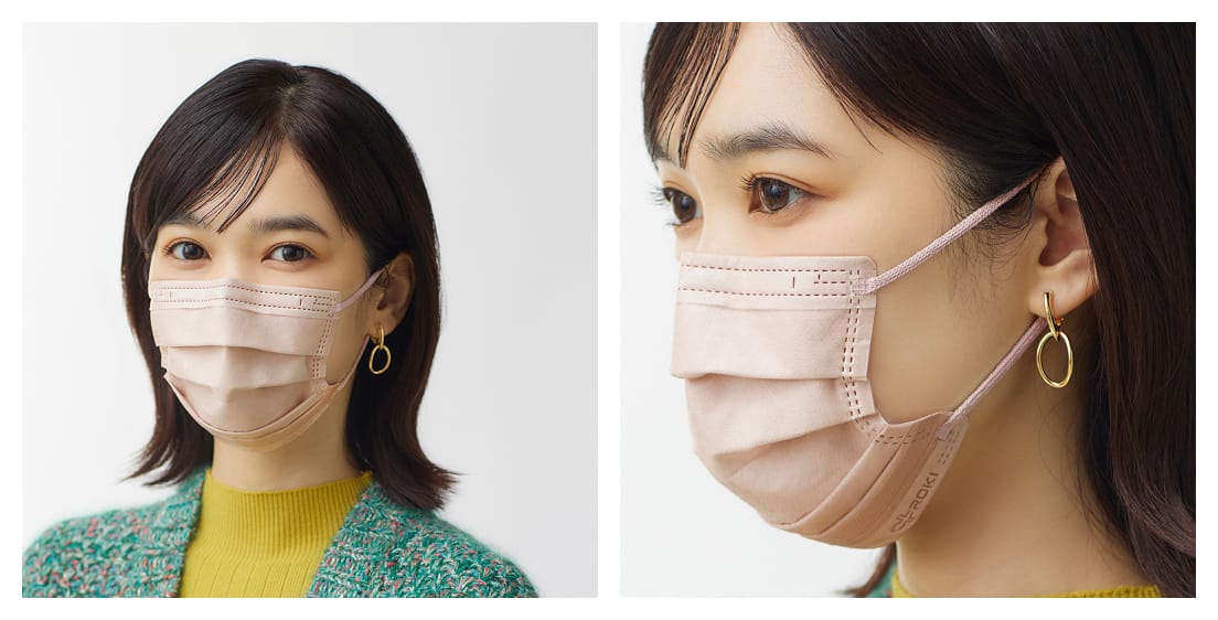 纏Air シナモンベージュ × ブラウンの着用イメージ