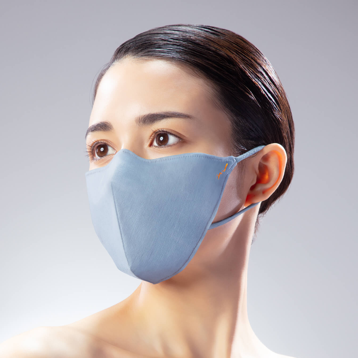  MATOI TONE UP MASK シャープシルエット エイジングブルー(M-3枚入り　¥1650)
